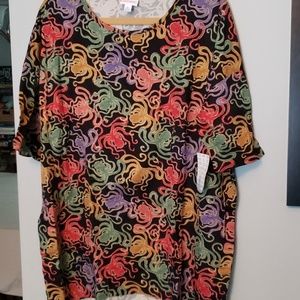 LulaRoe Irma Tunic Shirt octopus
